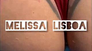 melissa lisboa showing off and taking cum part 1, it's so naughty