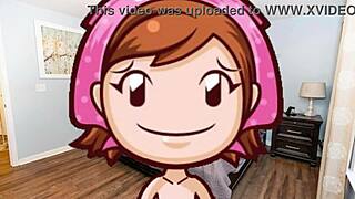 in this hentai, mama gives you a sensual tit job with her big tits