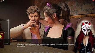 kate in maid costume with stockings 😍