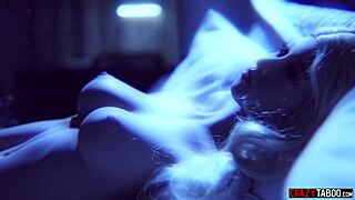 the teen joins a threesome with a man and a doll