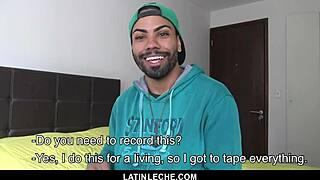 Fit Black Latino Sucks and Fucks Big Dick in POV