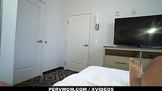 Hey, stepson craves to satisfy stepmom Olivia Jayy with deep moves!