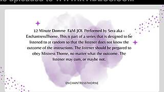 Female Domination Jerk Off Instructions with Denial Part One of Twelve