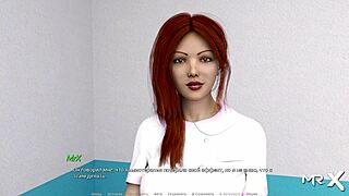 Blonde learns acting by posing nude.