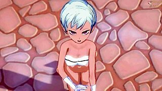 chirai gets naughty after training - dragon ball