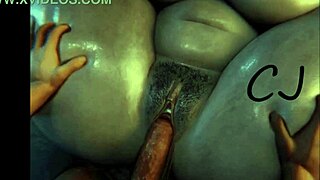 रेजिडेंट एविल की अलसीना डिमित्रेस्कु को काला लंड चोदता है