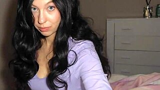 blue-eyed milf step-mom does anal when girlfriend won't, leading to creampie with monster cock