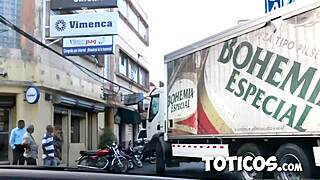 Black Latina Hybrid Teen 18+ Pussy Fucked Outdoors By Dominican.