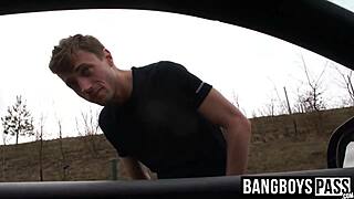 Young Homo Seduces for Cash, Ass Fucking Kicks Off Outdoors! Wild!