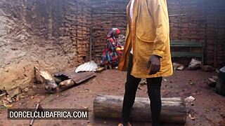 Brunette ebony hooks up with a stranger for some fun.