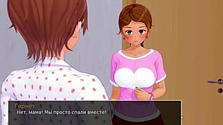 Horny 3D babe with big nipples goin’ wild in gameplay… dang it!