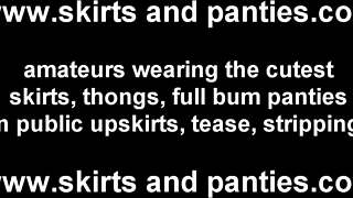 Cooking dinner and wearing a short skirt, come and take a look