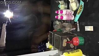 Intense Gay Oral Sex in the Barbershop Bareback