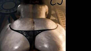 रेजिडेंट एविल की अलसीना डिमित्रेस्कु को काला लंड चोदता है