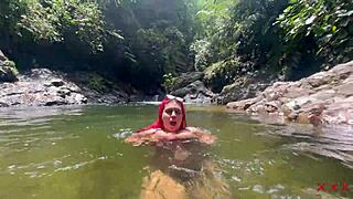 Hey stranger, saw me naked at the river and I let him take me