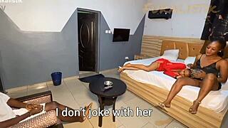 nigeria milf sneaks around to bang stepdaughter's valentine boyfriend in secret