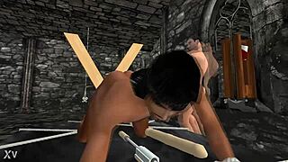 Three guys got wild at the sauna gay party.