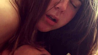 spontaneous sex with passionate kissing and ball sucking