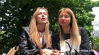 Ersties Real Amateur Lesbian Couple Lick Boobs And Masturbate Clits