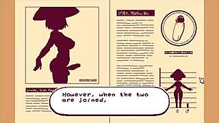 futanari serves cum as special sauce in restaurant.