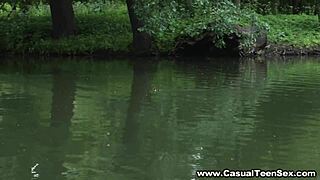 i had my first anal with lindsey vood, licking her trimmed pussy and choking during sex