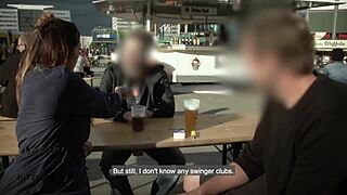 German Couple From Street Fucks On Camera With Blowjob