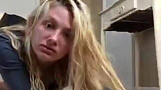 Beautiful teen shows off on webcam