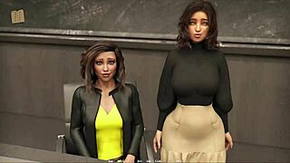 milf with big tits and ass relaxes