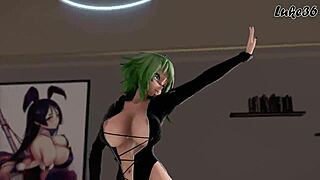 Gumi Vocaloid Shows Big Tits And Ass