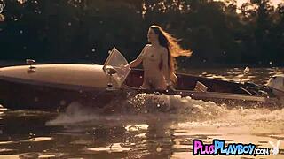 Amazing bubble butt brunette teen Joy Draiki shows off her perfect ass. What a sight!