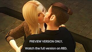 aced it - 3d hentai preview with rough bride scene