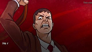 Blonde Secretary Experiences Group Insertion And Orgasm In Cartoon