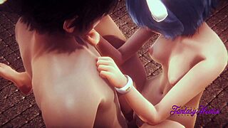 Can Rei Ayanami Handle Shinji Ikari's Hard Sex in Evangelion Hentai?