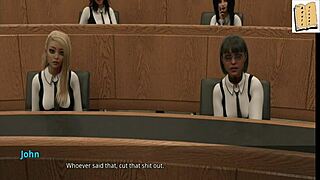 Female Fans Flash Boobs at John in WVM 33 Erotic Anime Cartoon