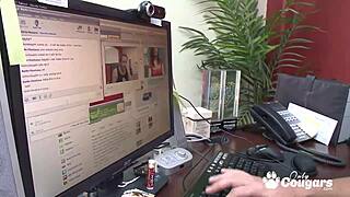 vanessa naughty gets interviewed backstage, then fills her pussy with cock and gags on it