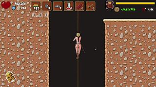 hailey's on a treasure adventure getting fucked in anal and pussy in this hentai game part 1