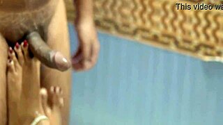 Amateur Indian wife Sudipa in shower with audio