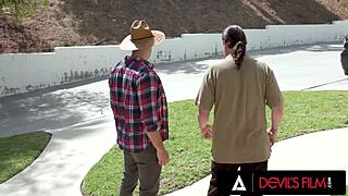 Devils Film Showcases 18yo Stepbae Penelope Kay as Exhibitionist in Rough Public Play.