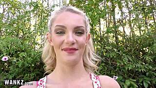 Hot Blonde Teen Pounded Hard in Casting