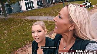 deutsche lesben machen reales sextreffen casting und eine frau schleppt die andere ab