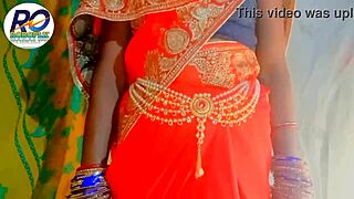 desi village bhabhi strips saree for intense fingering chudai! 💋
