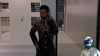 at grandma's house, the arab girl wants my monster cock