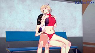 Chisato Nishikigi and Takina Inoue Intense Futanari Sex - Lycoris Recoil Hentai