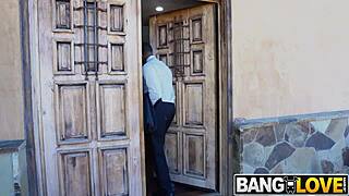 Kokohontas discovers her stepdad's monster cock in this amateur scene.