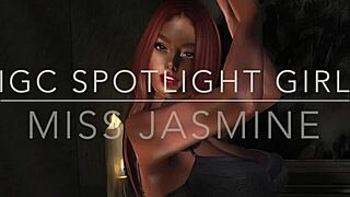 jasmine takes big black cock in cartoon interracial