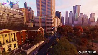 My spiderman cosplaying amateur girlfriend gives me a deep blow job