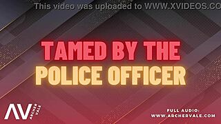 Police Officer Trains Sub In Chastity Cage At Work