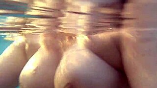 amazing public beach water adventure with underwater fun