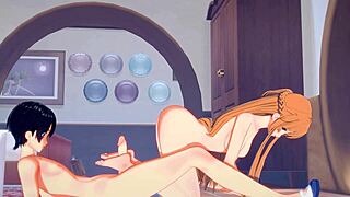 SAO Hentai: Asuna’s Hardcore Ride with Kirito in Uncensored Japanese Anime! Wow, What a Scene!