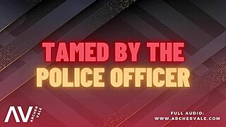 Police Officer Trains Sub In Chastity Cage At Work